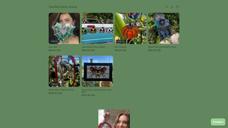 Thumbnail of ceciliasglassgrove.com