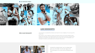 Thumbnail of liamhemsworthwebsite.com