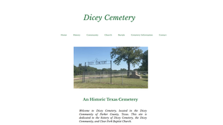 Thumbnail of diceycemetery.com