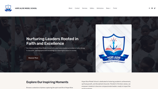 Thumbnail of hopealivemodelschool.com