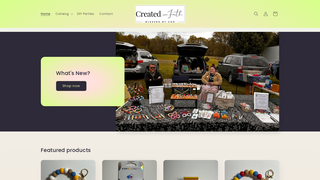 Thumbnail of shopcreatedinfaith.com