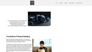 Thumbnail of theaudiocinema.com