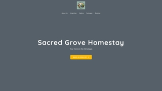 Thumbnail of sacredgrovehomestay.com