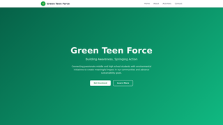 Thumbnail of greenteenforce.org
