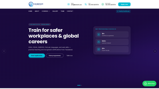Screenshot of kmsafetyinstitute.com