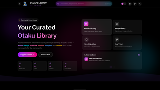 Screenshot of otakuslibrary.com