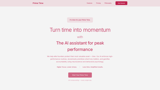 Thumbnail of primetimeflow.com