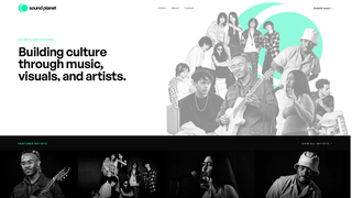 Screenshot of soundplanetrecords.com