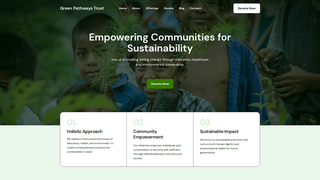 Thumbnail of greenpathwaystrust.org