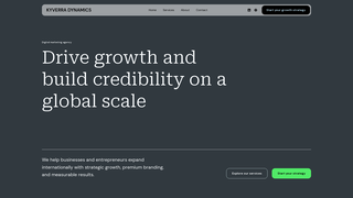 Screenshot of kyverradynamics.com
