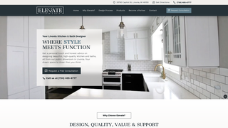 Thumbnail of elevatekitchenandbathmi.com