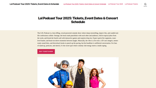 Thumbnail of lolpodcasttour.com