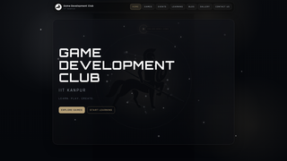 Screenshot of iitkgame.dev