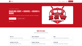 Thumbnail of bandwhauling.com