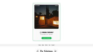 Thumbnail of thecollarbones.com