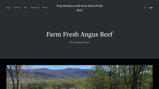 Screenshot of nopbeef.com