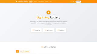 Thumbnail of lightning-lottery.com