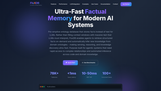 Screenshot of fluxdb.ai