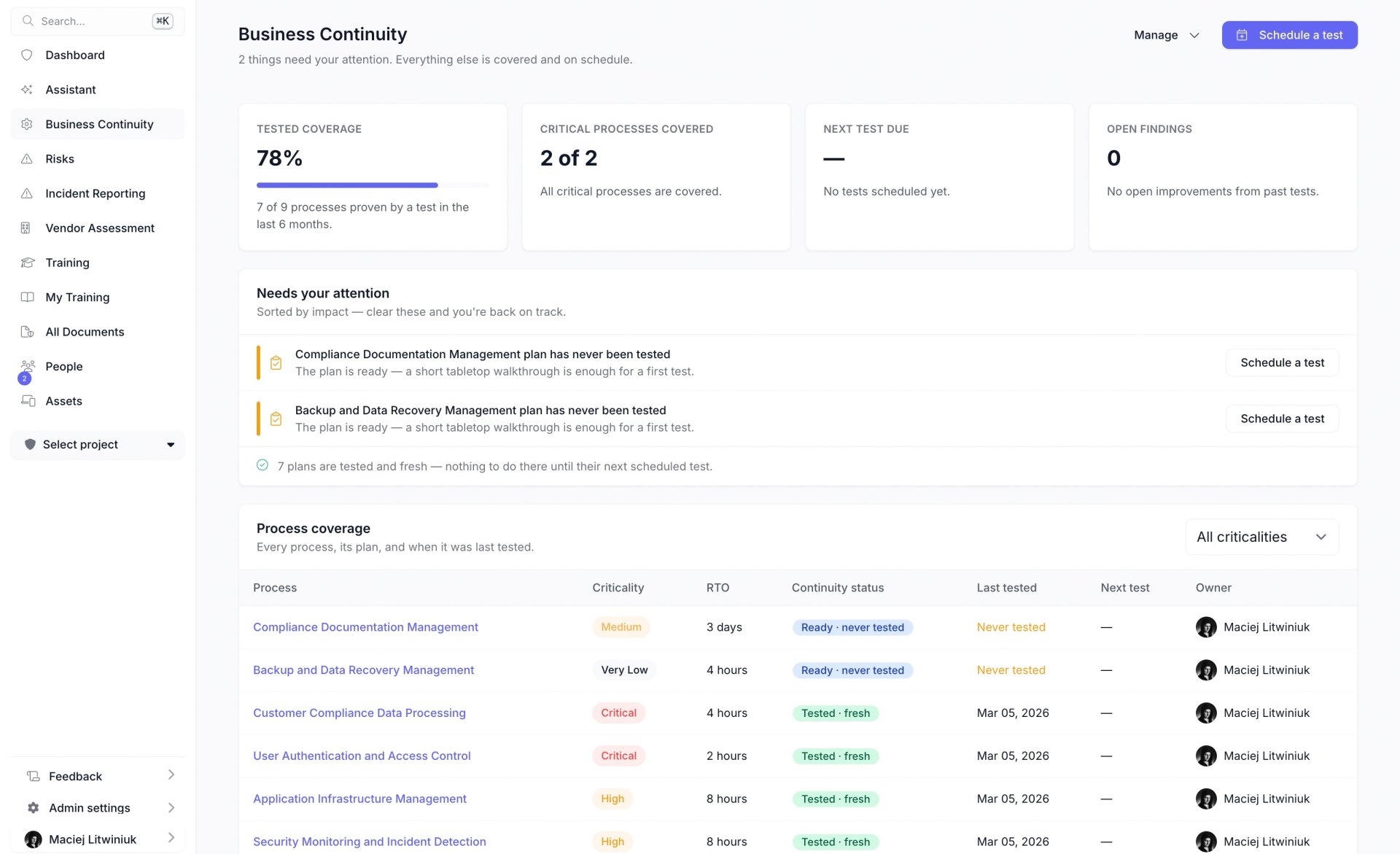 auditbadger.com screenshot 3