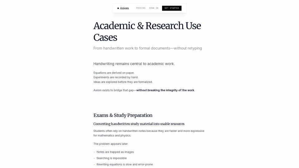 useaxiomnotes.com screenshot 5