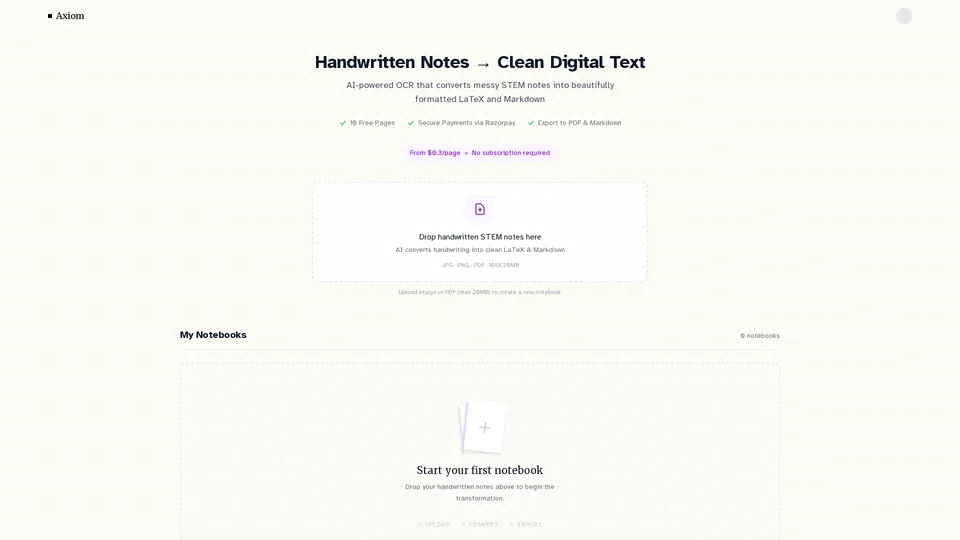 useaxiomnotes.com screenshot 3