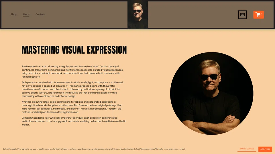 ronfreeman.net screenshot 2